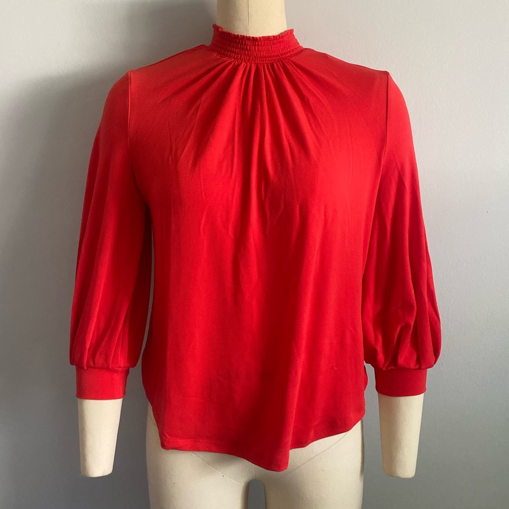 BRAND NEW Red New York & Company Work Blouse, Size XS
